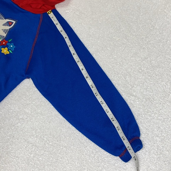 Vintage spring creek kitty cat flower hoodie size 6x - Picture 6 of 8